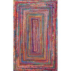 Tammara Bohemian Hand Braided Accent Rug, 2x3, Multi